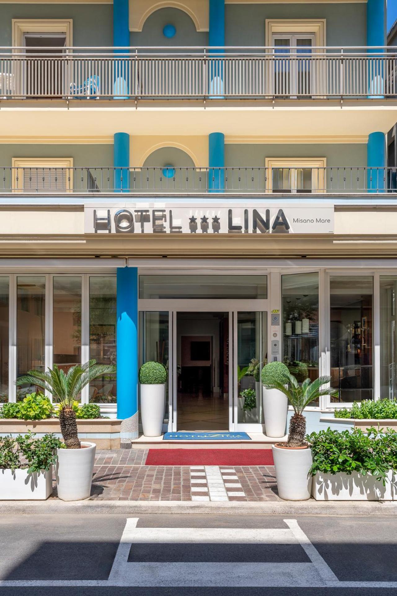 Hotel Lina Misano Adriatico Esterno foto